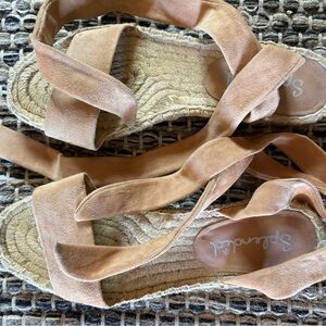 Tan Suede Women's Sandals